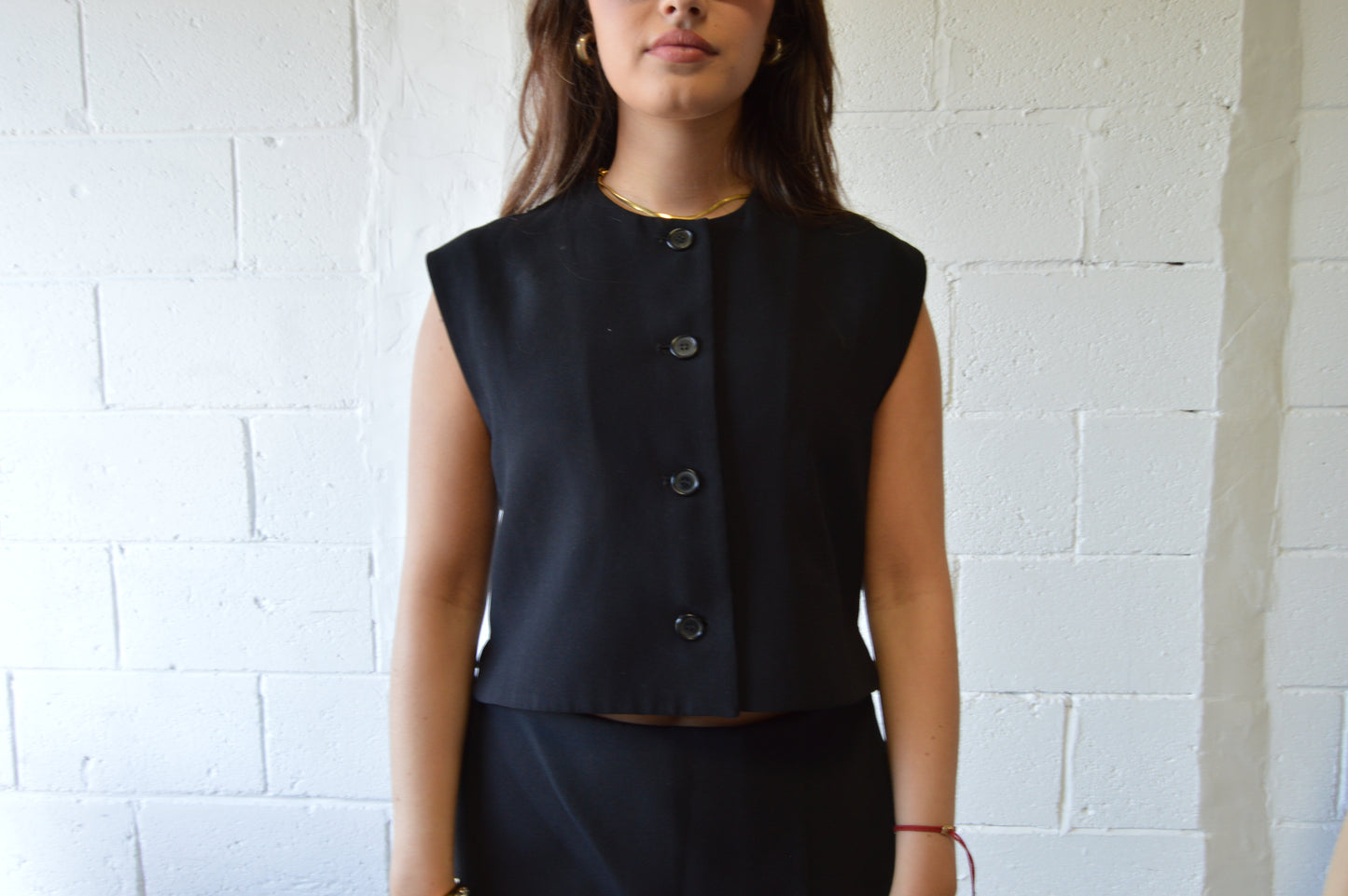 The Black Staple Waistcoat