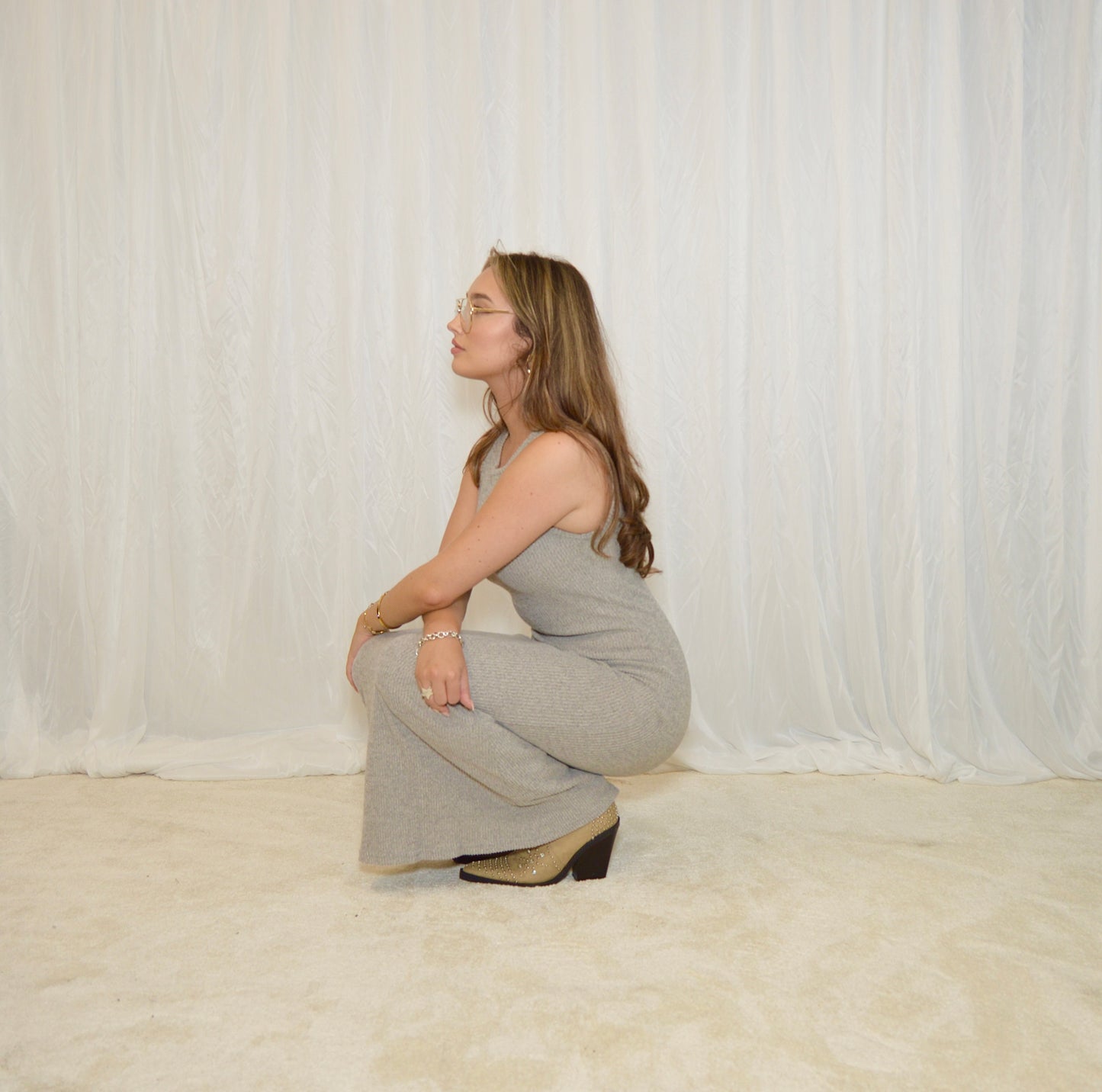 RIBBED MAXI DRESS
