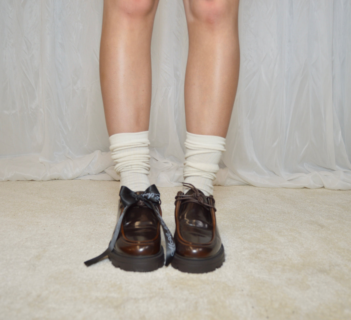 The Cream crew socks (Bleach & Tint proof)