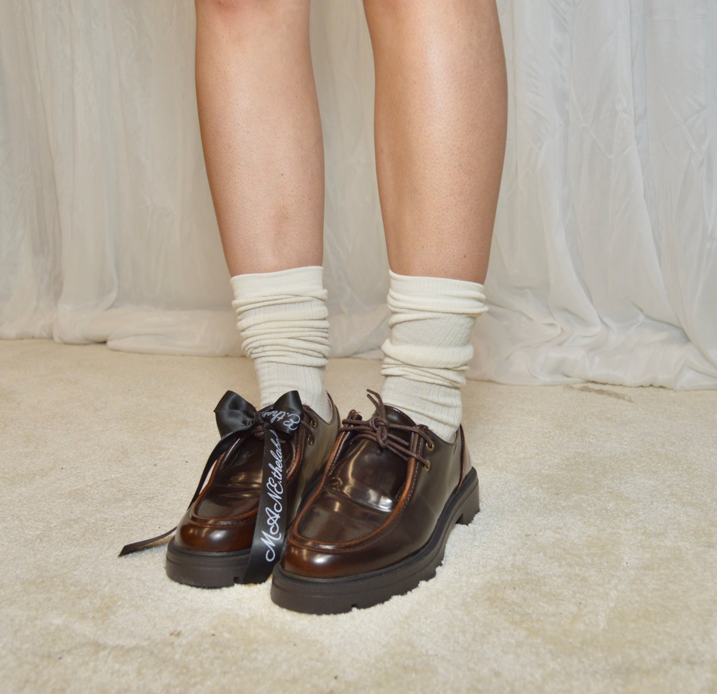 The Cream crew socks (Bleach & Tint proof)